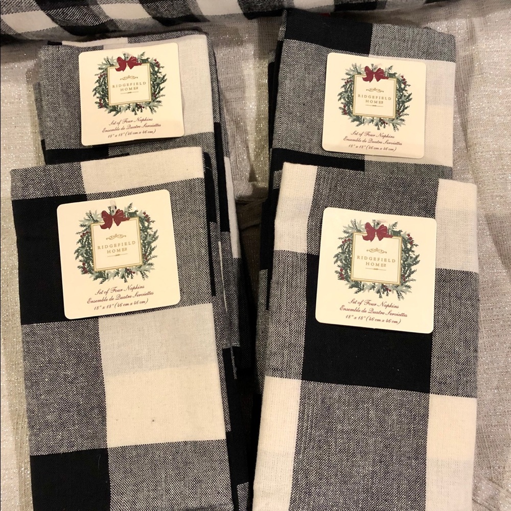 16 Buffalo Plaid Check Napkins